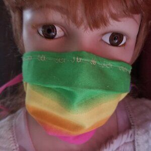 Kid Size Mask w/ Silver/Copper Filters-CottonCandy